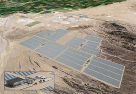 The Solar Millennium Group is planning up to four solar thermal power plants at Blythe with a total power of 1,000 megawatts