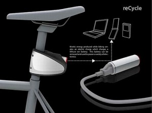 ReCycle – Bike-mounted renewable energy generator
