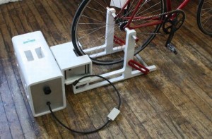 How does a bicycle powered generator work