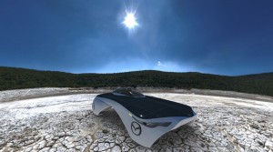 Sun-Powered Solaris Car Wins Mazda’s Aurora Survivor 2050 Competition