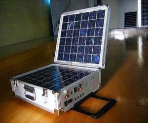 How to make a portable solar power plant