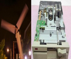 How to make a wind energy generator from an old floppy drive