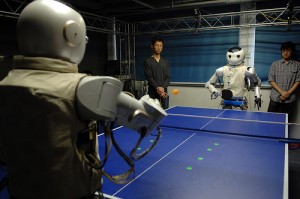 Robots Play Ping-Pong The End is Near
