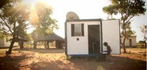 Shipping Containers Become Solar-Powered Internet Hubs in Rural