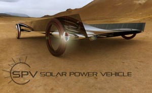 Solar Powered Vehicle for a green ride in deserts