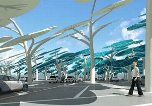 5 stunning solar tree designs to help charge your electric cars