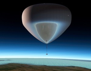 Bloon balloon Eco Friendly Near-Space Travel With a Helium Filled Balloon