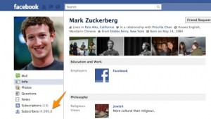 Zuckerberg Converts His 5+ Million Facebook Fans into Subscribers