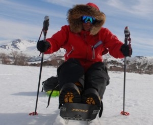 Solar Panels & Heated Socks Aid First Adaptive Athlete To Ski To the South Pole