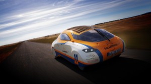 Solar car hits U.S. in round-the-world jaunt